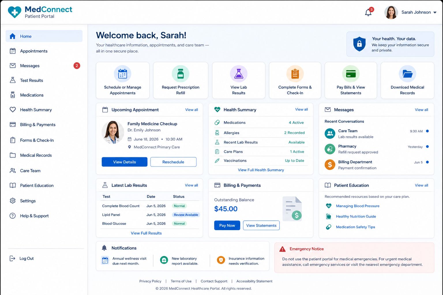 Healthcare Portal